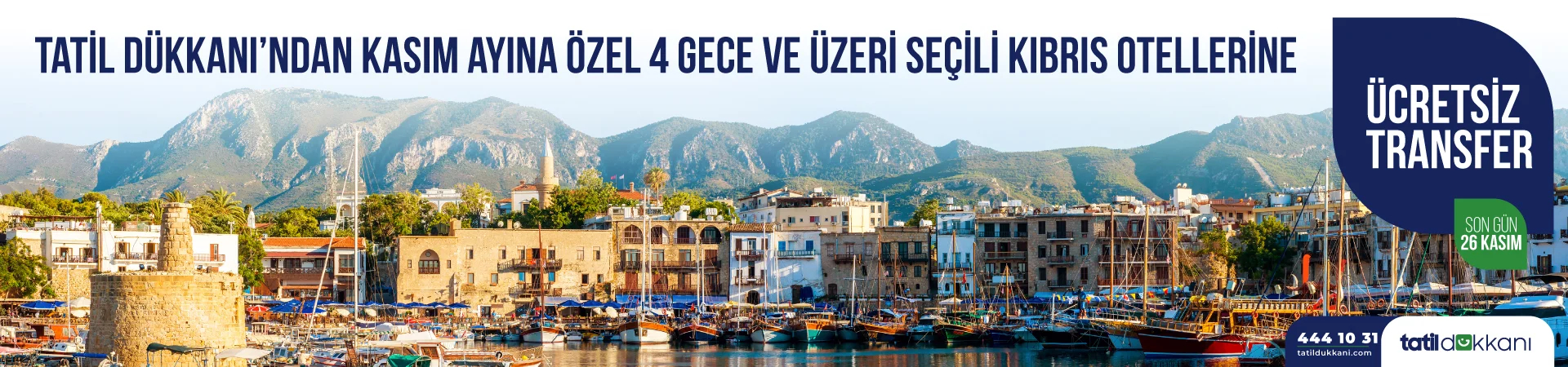 Kıbrıs Otellerine Özel Ücretsiz Transfer Kampanyası