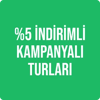 %5 İndirimli Kampanyalı Turlar